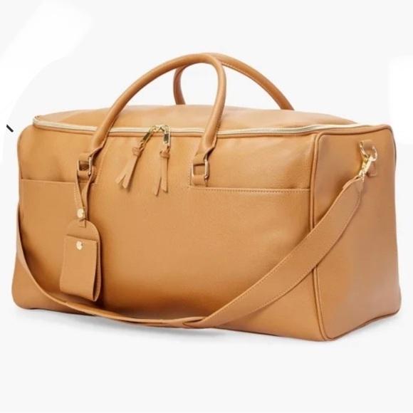Garment Convertible Camel Duffel Bag - Picture 4 of 7